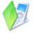 Folder ipod green